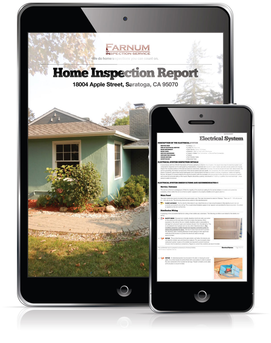 Digital Home Inspection Reports